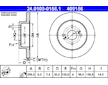Brzdový kotouč ATE 24.0109-0156.1