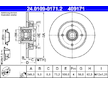 Brzdový kotouč ATE 24.0109-0171.2