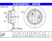 Brzdový kotouč ATE 24.0110-0176.1