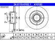 Brzdový kotouč ATE 24.0110-0182.1
