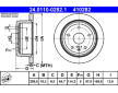 Brzdový kotouč ATE 24.0110-0282.1