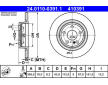Brzdový kotouč ATE 24.0110-0391.1