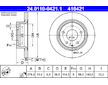Brzdový kotouč ATE 24.0110-0421.1