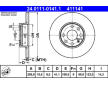 Brzdový kotouč ATE 24.0111-0141.1