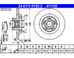 Brzdový kotouč ATE 24.0111-0182.2