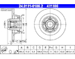 Brzdový kotouč ATE 24.0111-0186.2
