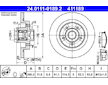Brzdový kotouč ATE 24.0111-0189.2