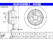 Brzdový kotouč ATE 24.0112-0180.1