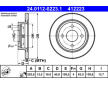 Brzdový kotouč ATE 24.0112-0223.1