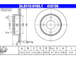 Brzdový kotouč ATE 24.0115-0106.1