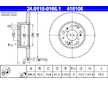 Brzdový kotouč ATE 24.0116-0106.1