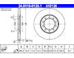Brzdový kotouč ATE 24.0116-0126.1