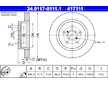 Brzdový kotouč ATE 24.0117-0111.1