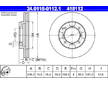 Brzdový kotouč ATE 24.0118-0112.1