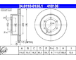 Brzdový kotouč ATE 24.0118-0136.1