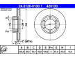 Brzdový kotouč ATE 24.0120-0130.1
