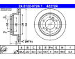 Brzdový kotouč ATE 24.0122-0724.1