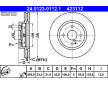Brzdový kotouč ATE 24.0123-0112.1