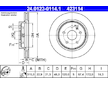 Brzdový kotouč ATE 24.0123-0114.1