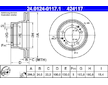 Brzdový kotouč ATE 24.0124-0117.1