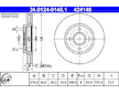 Brzdový kotouč ATE 24.0124-0148.1