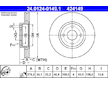Brzdový kotouč ATE 24.0124-0149.1