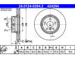 Brzdový kotúč ATE 24.0124-0264.2