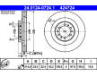 Brzdový kotouč ATE 24.0124-0724.1