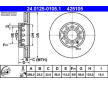 Brzdový kotouč ATE 24.0125-0105.1
