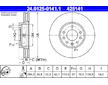 Brzdový kotouč ATE 24.0125-0141.1