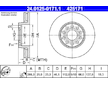 Brzdový kotouč ATE 24.0125-0171.1