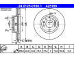 Brzdový kotouč ATE 24.0125-0188.1