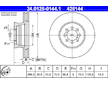 Brzdový kotouč ATE 24.0126-0144.1