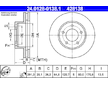 Brzdový kotouč ATE 24.0128-0138.1