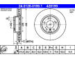 Brzdový kotouč ATE 24.0128-0199.1