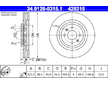 Brzdový kotouč ATE 24.0128-0315.1