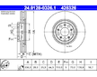 Brzdový kotouč ATE 24.0128-0326.1