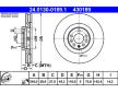 Brzdový kotouč ATE 24.0130-0189.1