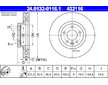 Brzdový kotouč ATE 24.0132-0116.1