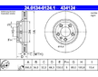 Brzdový kotouč ATE 24.0134-0124.1