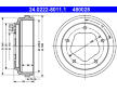 Brzdový buben ATE 24.0222-8011.1