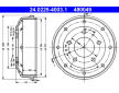 Brzdový buben ATE 24.0225-4003.1