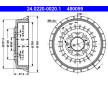Brzdový buben ATE 24.0220-0020.1