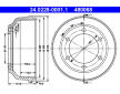 Brzdový buben ATE 24.0228-0001.1