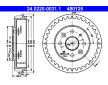 Brzdový buben ATE 24.0220-0031.1