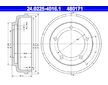 Brzdový buben ATE 24.0225-4016.1
