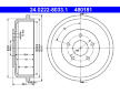 Brzdový buben ATE 24.0222-8033.1