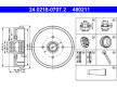Brzdový buben ATE 24.0218-0707.2