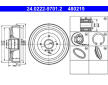Brzdový bubon ATE 24.0222-9701.2