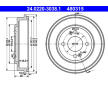 Brzdový buben ATE 24.0220-3038.1